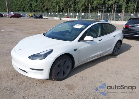 2023 Tesla Model 3 Rear-Wheel Drive from USA, damaged, VIN 5YJ3E1EAXPF609792